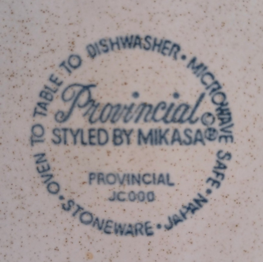 Vintage Mikasa Provincial Salad Plates 7 3/4″ JC000 Made in Japan