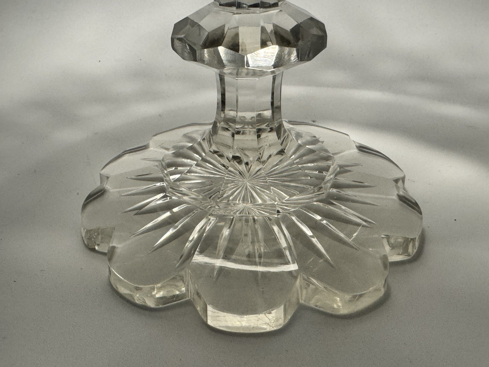 Incredible Rare Antique Anglo Irish Pedestal Fruit Bowl Centerpiece