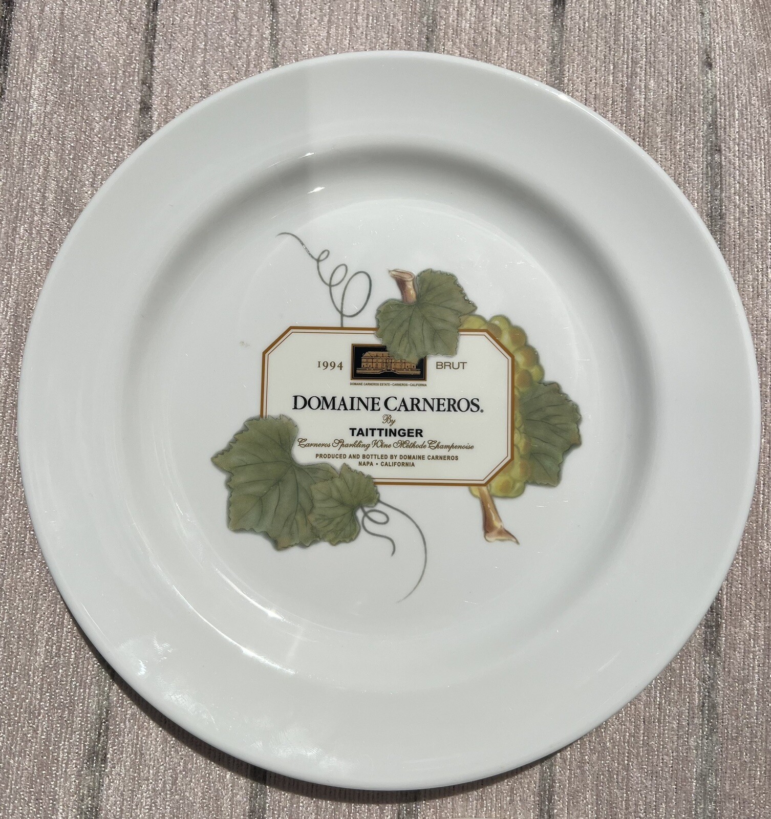 Wedgwood Bone China Vineyards Salad Plates Collection Grand Gourmet 8.5″ Vintage
