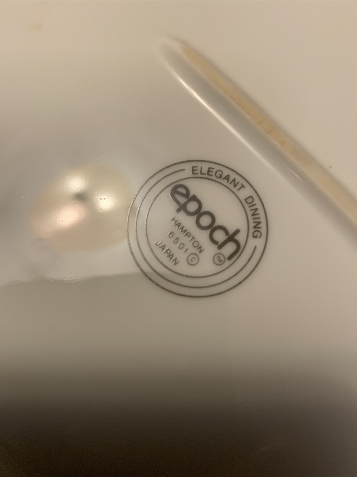 Epoch Elegant Dining 12.25″ Serving Platter/Hampton 6501 Made In Japan