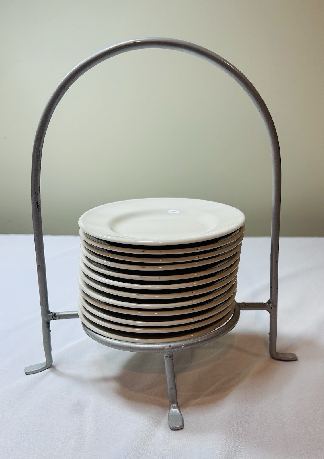 Vintage Set Of 12 Lamberton Sterling Plates 5 1/2 Inches (restaurant Ware)