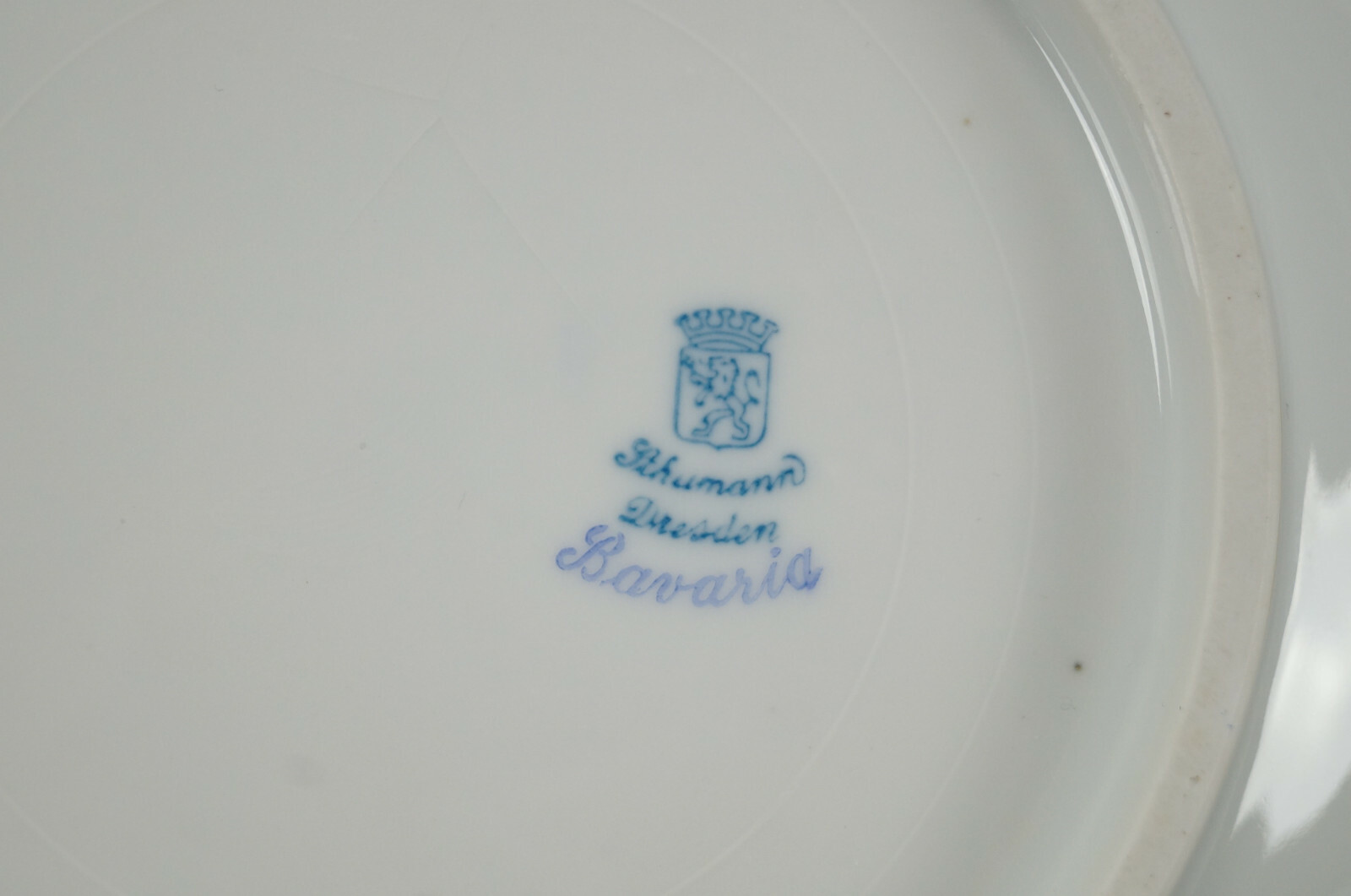 Carl Schumann Dresden Flowers & Gold Reticulated 8 1/8 Inch Bowl Circa 1932-1944