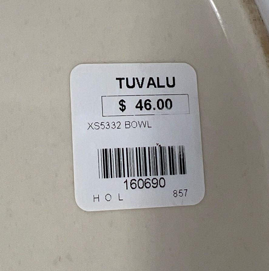 Stoneware Botanical Pasta Bowl 12”
