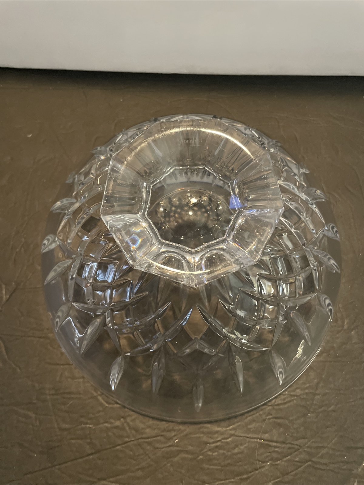 Vera Wang Wedgwood Fidelity-10″ Footed Crystal Bowl Lead Crystal – Germany