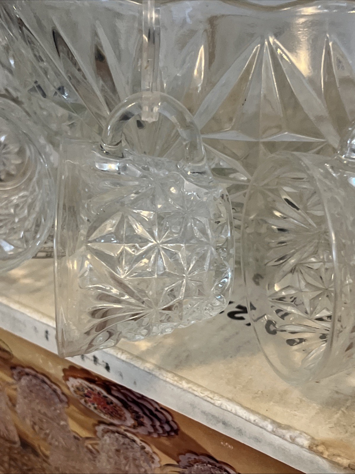 Vintage Anchor Hocking Arlington 16pc Punch Bowl Set Original Box 300/279C