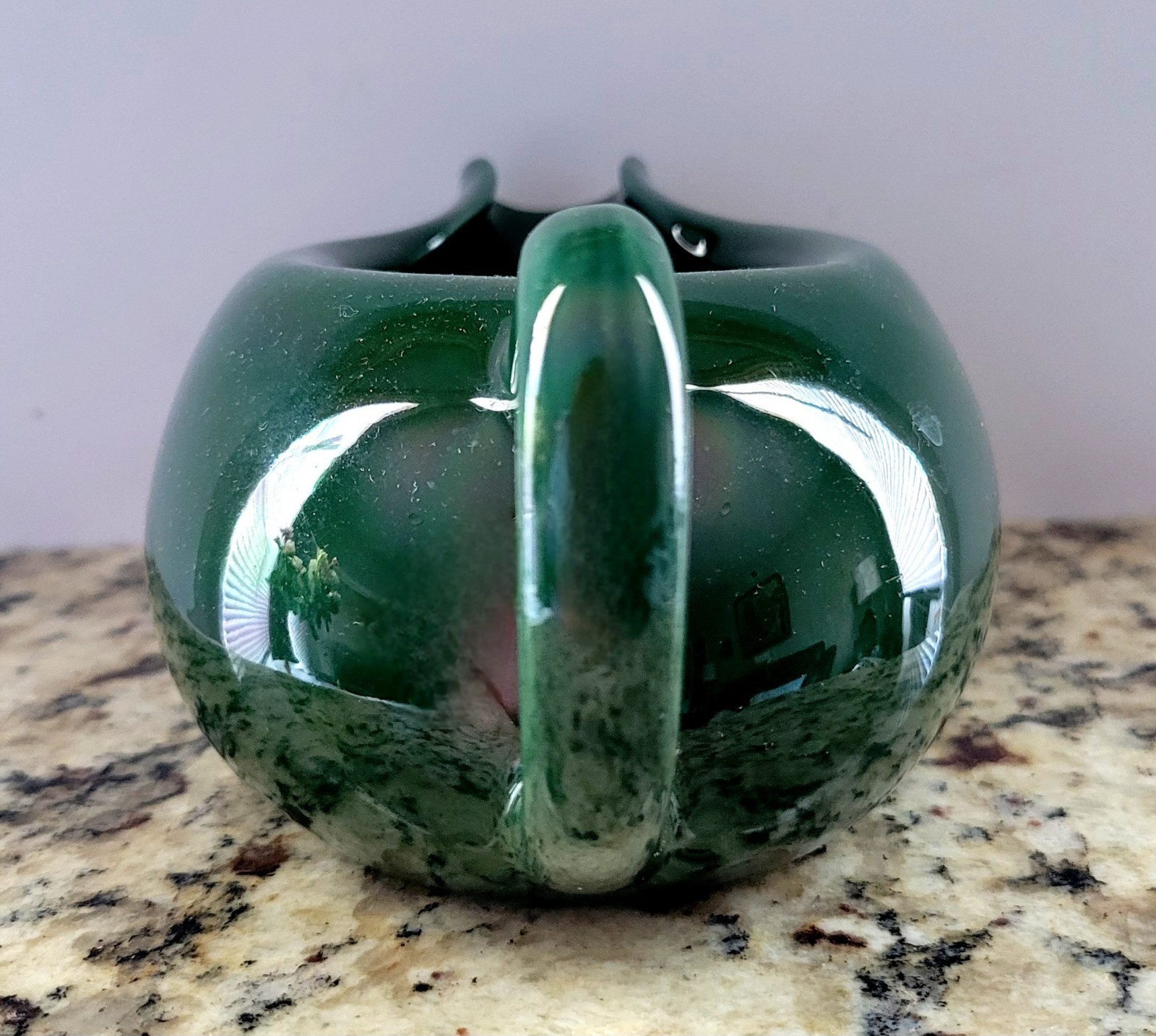 Hollydale Malibu Modern 16oz Gravy Boat Forest Green California 1940s-50s