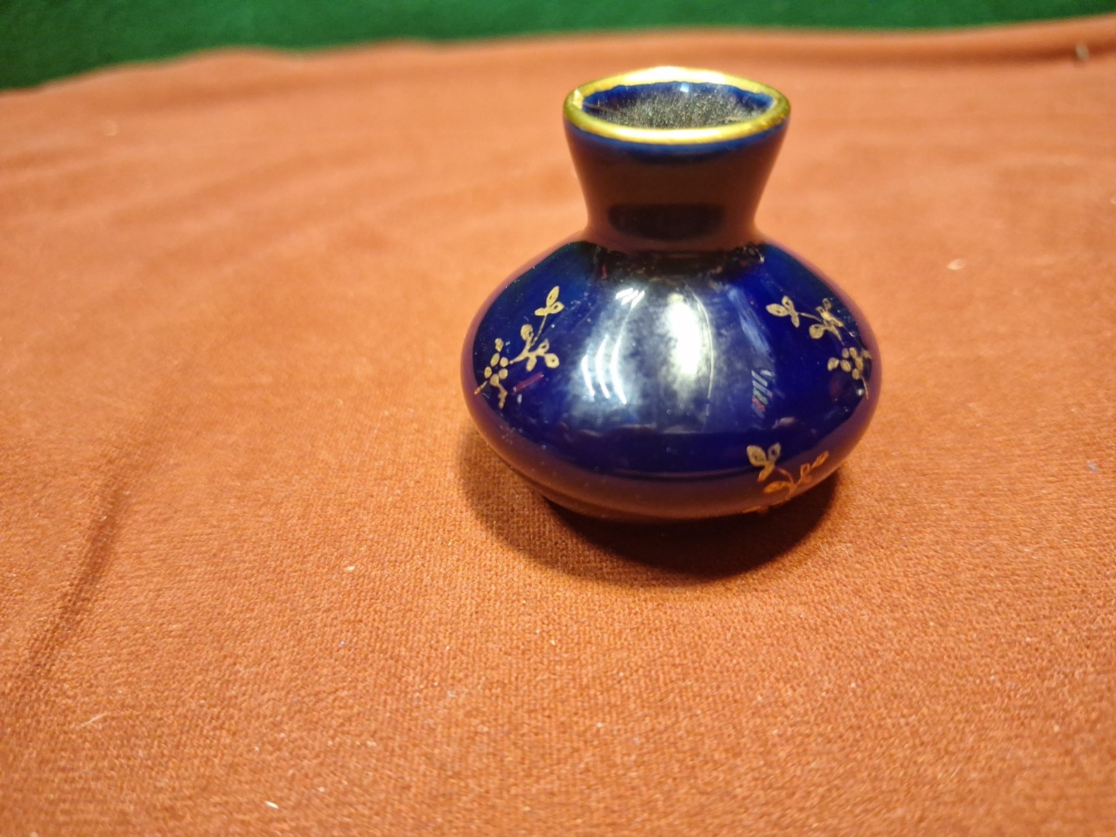 Limoges France, Cobalt Blue Pottery Lot Of 3