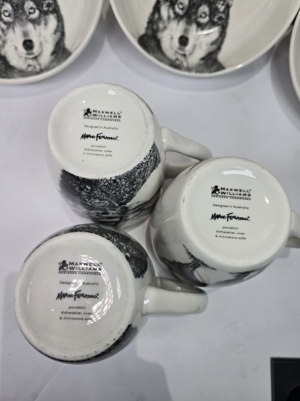 Maxwell Williams Marini Ferlazzo Wildlife Porcelain Dinnerware Set 10 Pc