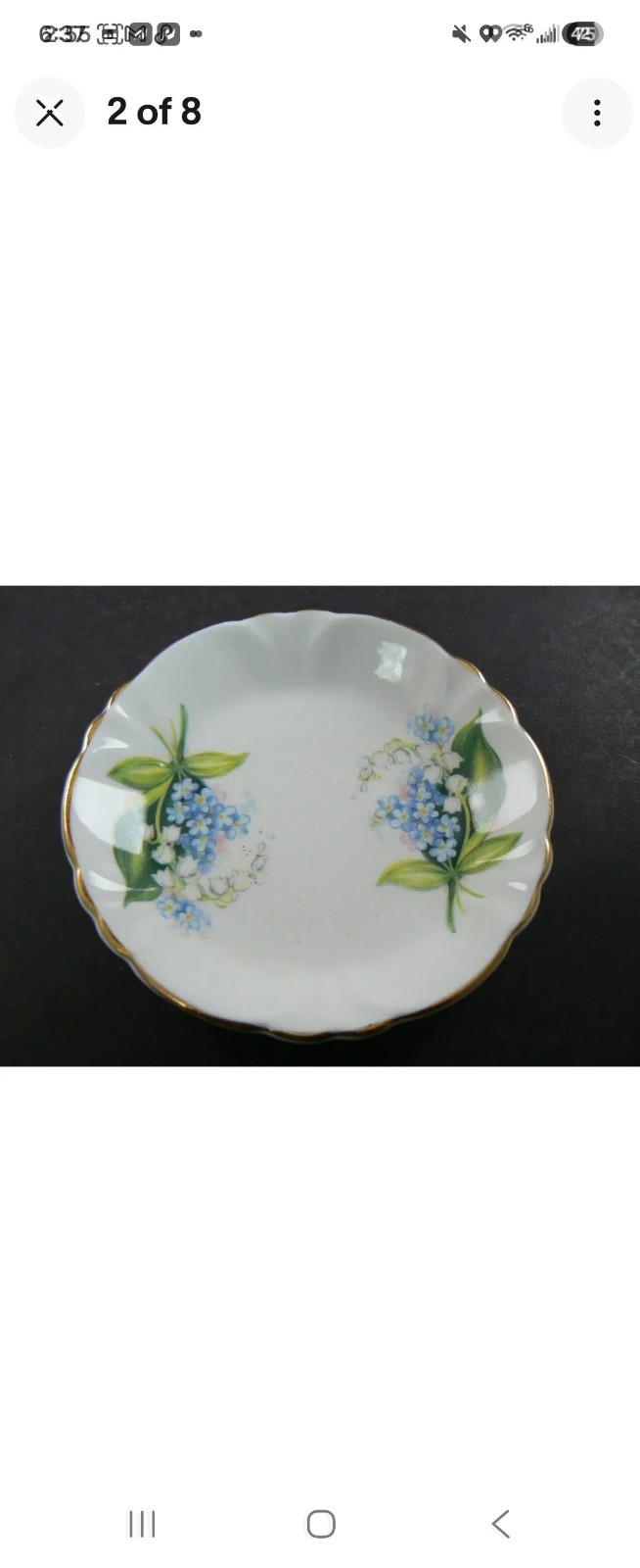 4 Princess House Hammersley Fine Bone China Floral 3.25″ Butter Pats – Spode…