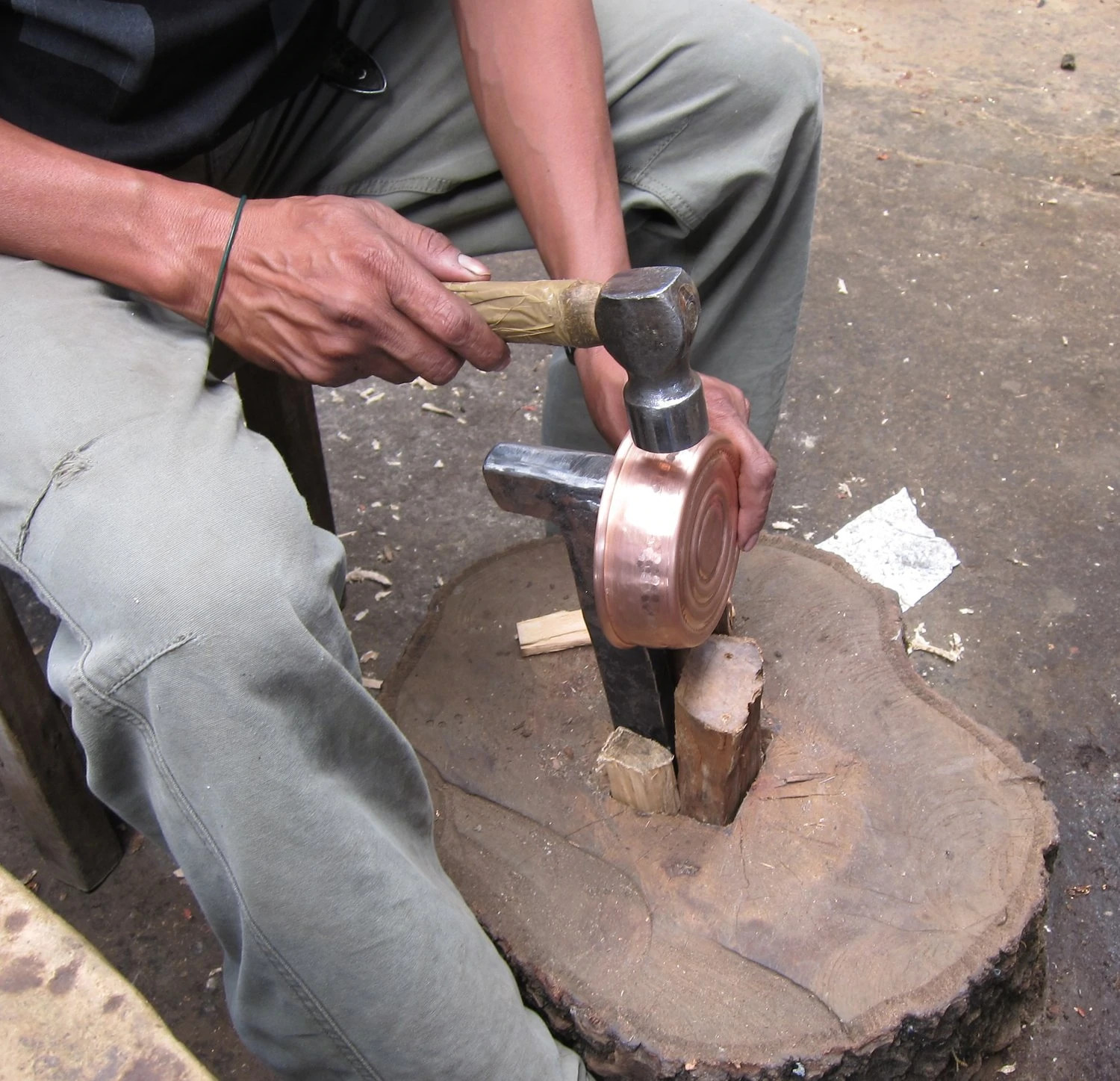Copper Lather Bowl, Heavy Weight