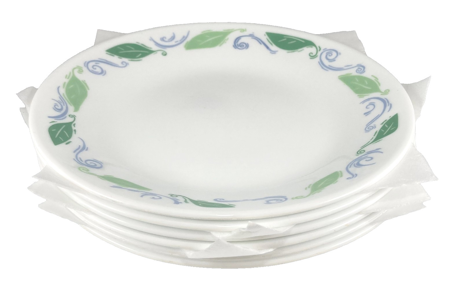6x Corelle Spearmint 6 3/4″ Bread Plates Salad Desert Saucer Set Garden