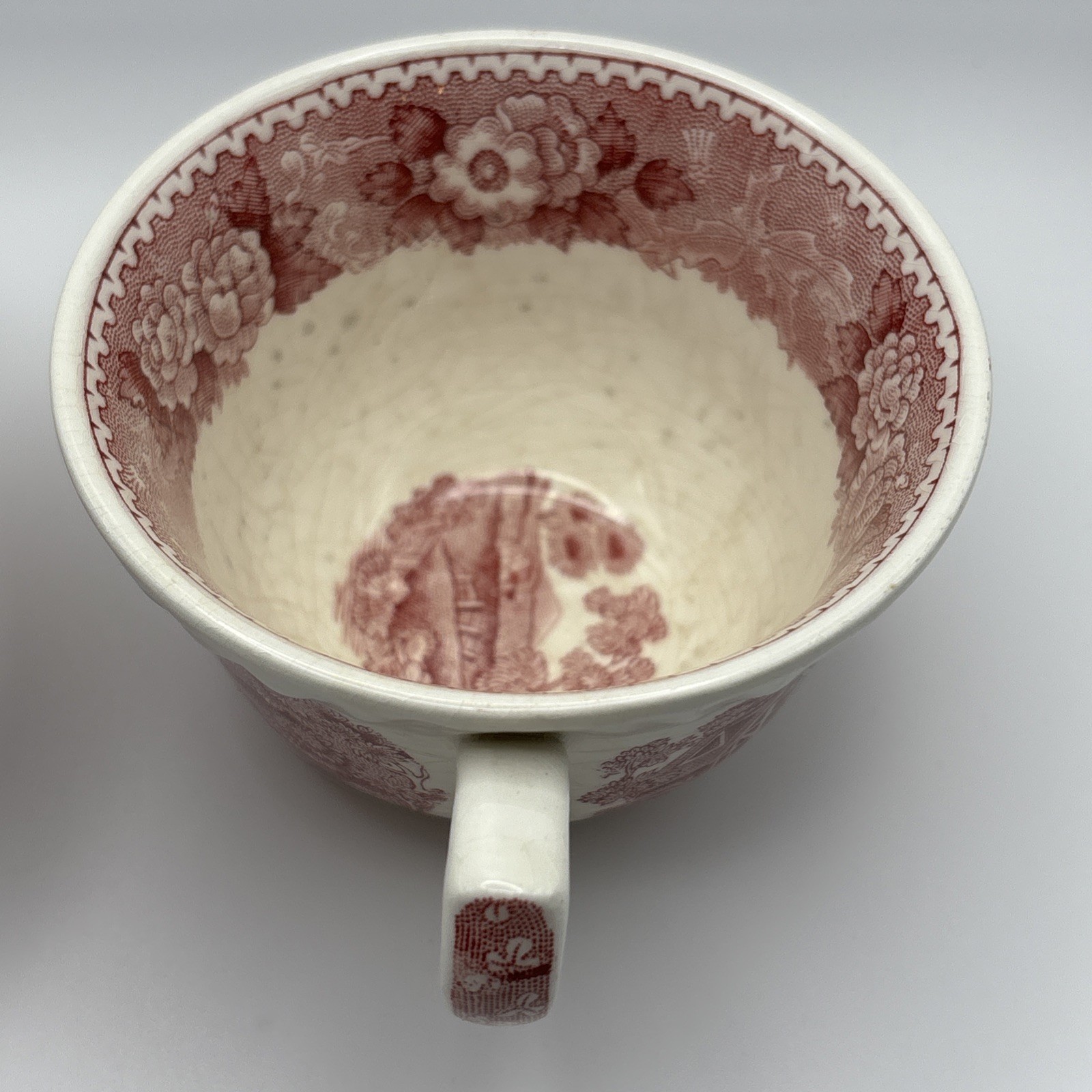 English Adams Set 2 Tea Cup and Saucer Vintage English Scenic England Horse
