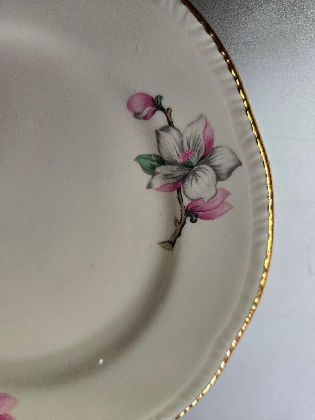 Vintage 1950’s Laughlin Liberty Dogwood Plate 6.5in