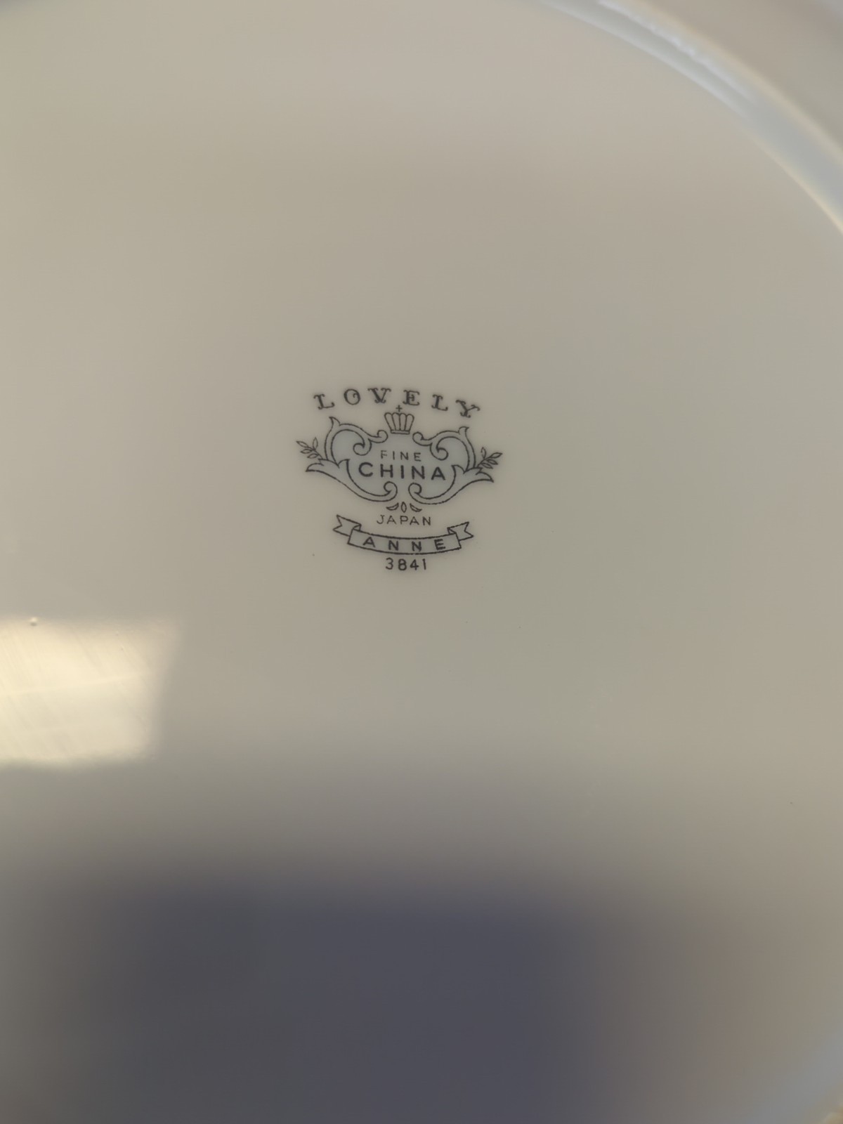 Vintage Lovely Fine China Japan 10.25″ Dinner Plate – Anne Pattern 3841