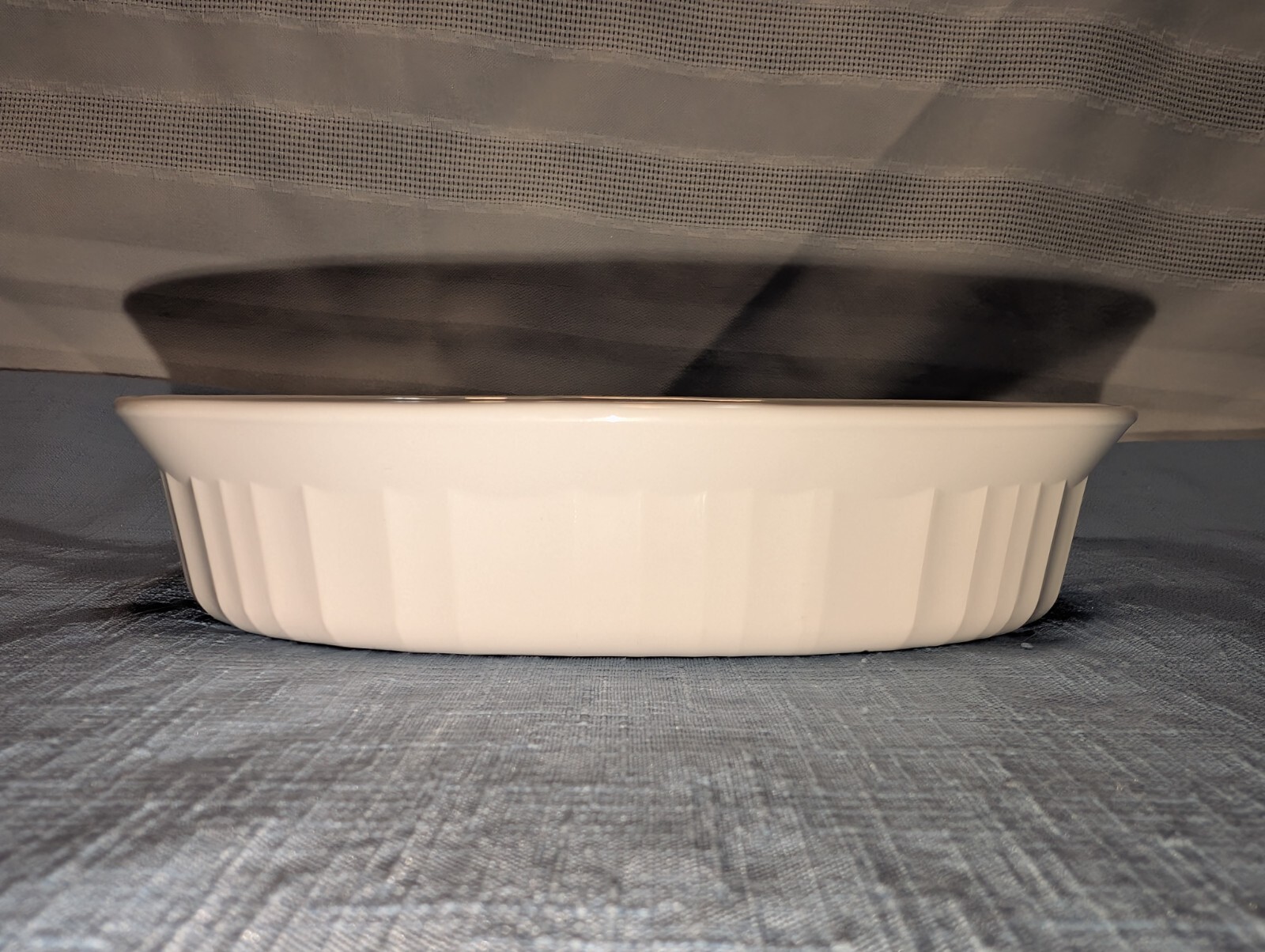 Corning Ware F-15-B French White Small Oval Casserole Baking Dish 15 oz 475 ML