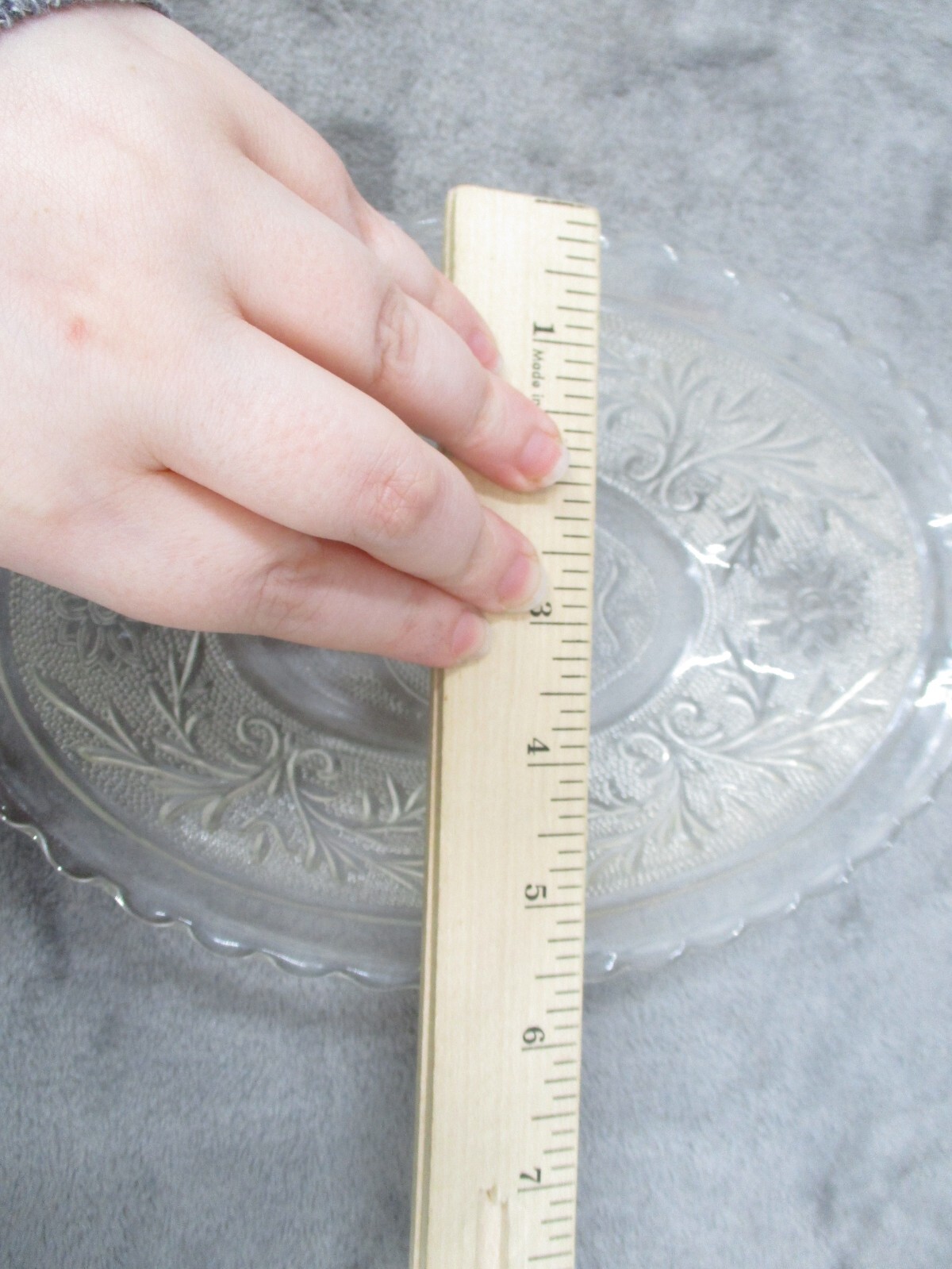 Anchor Hocking Oval Serving Bowl Round Cereal Bowl Set Sandwich Clear Glass 2pcs
