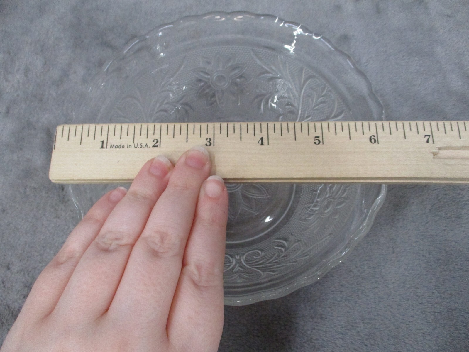 Anchor Hocking Oval Serving Bowl Round Cereal Bowl Set Sandwich Clear Glass 2pcs