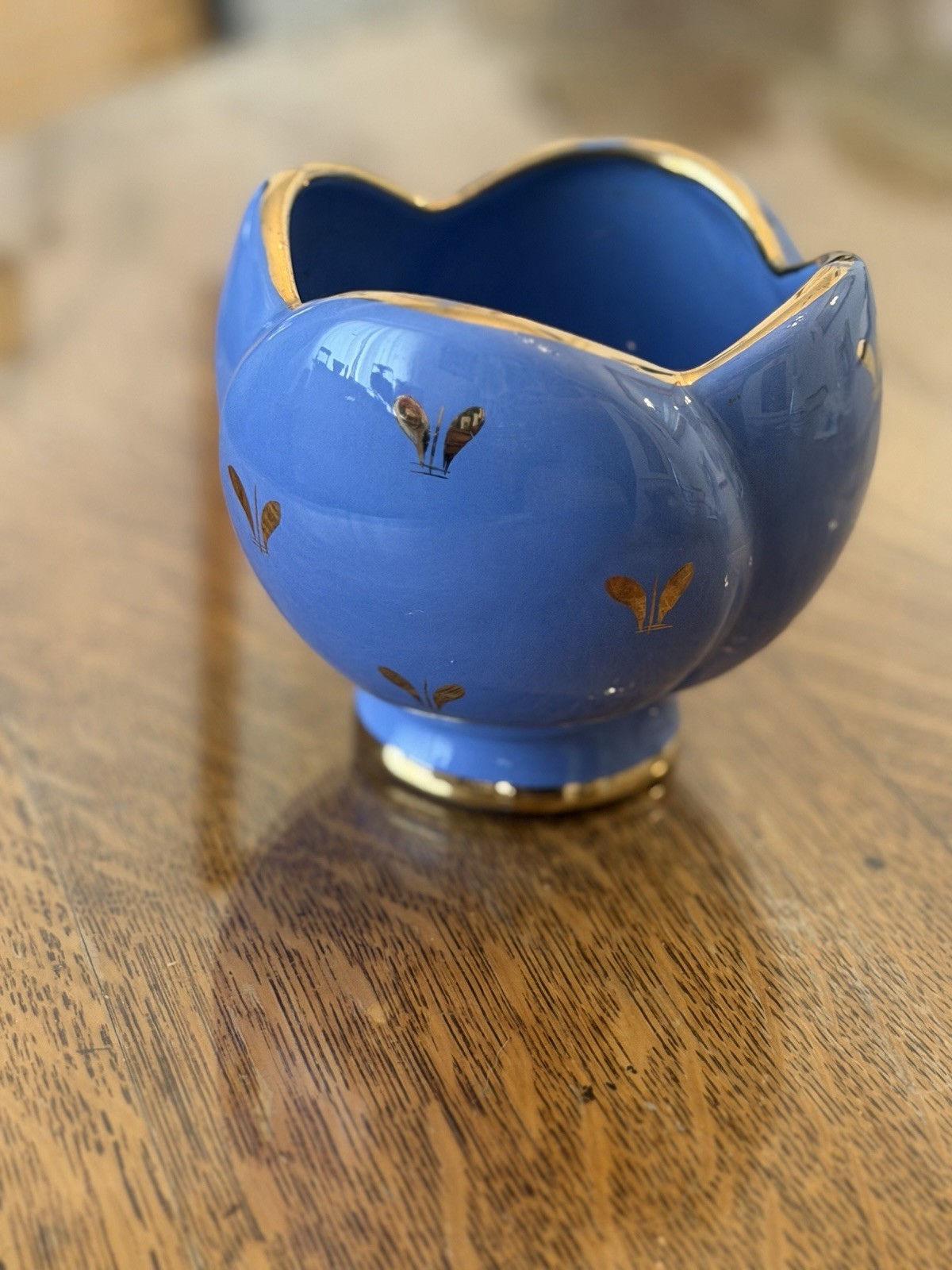 Vintage Upsala-Ekeby Ceramic Bowl, “Safir” (Sapphire) series – MCM Sweden