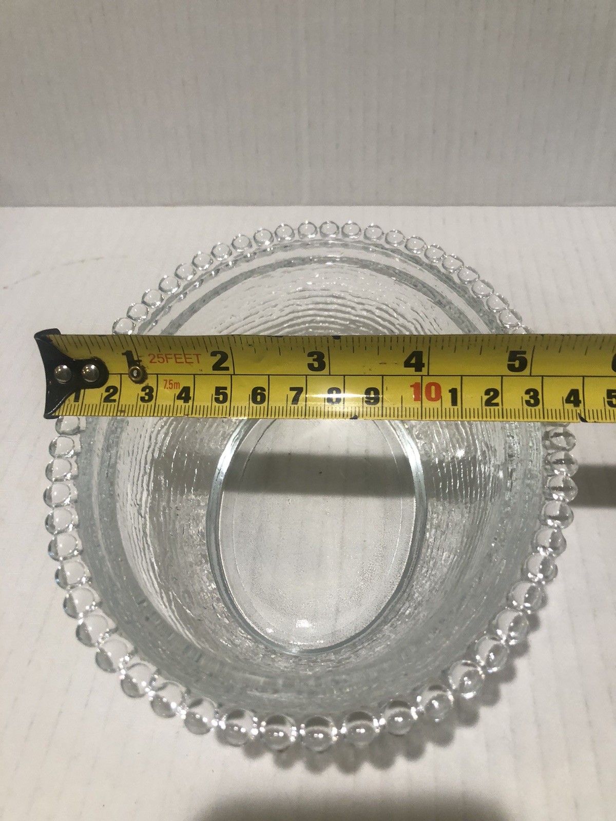Vtg Indiana Glass “ Sleeping Cat On Nest” Covered Dish 7” Long