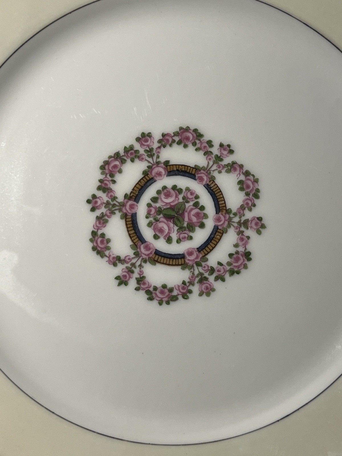 Theodore Haviland Limoges 1920s Salad Plate Replacement Amiens Rose Garland 7.5”