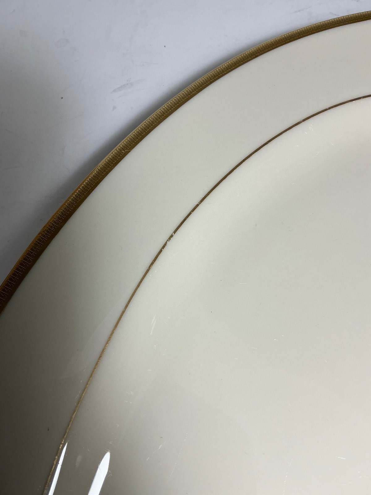 Vintage Lenox Tuxedo Pattern 16 inch Platter