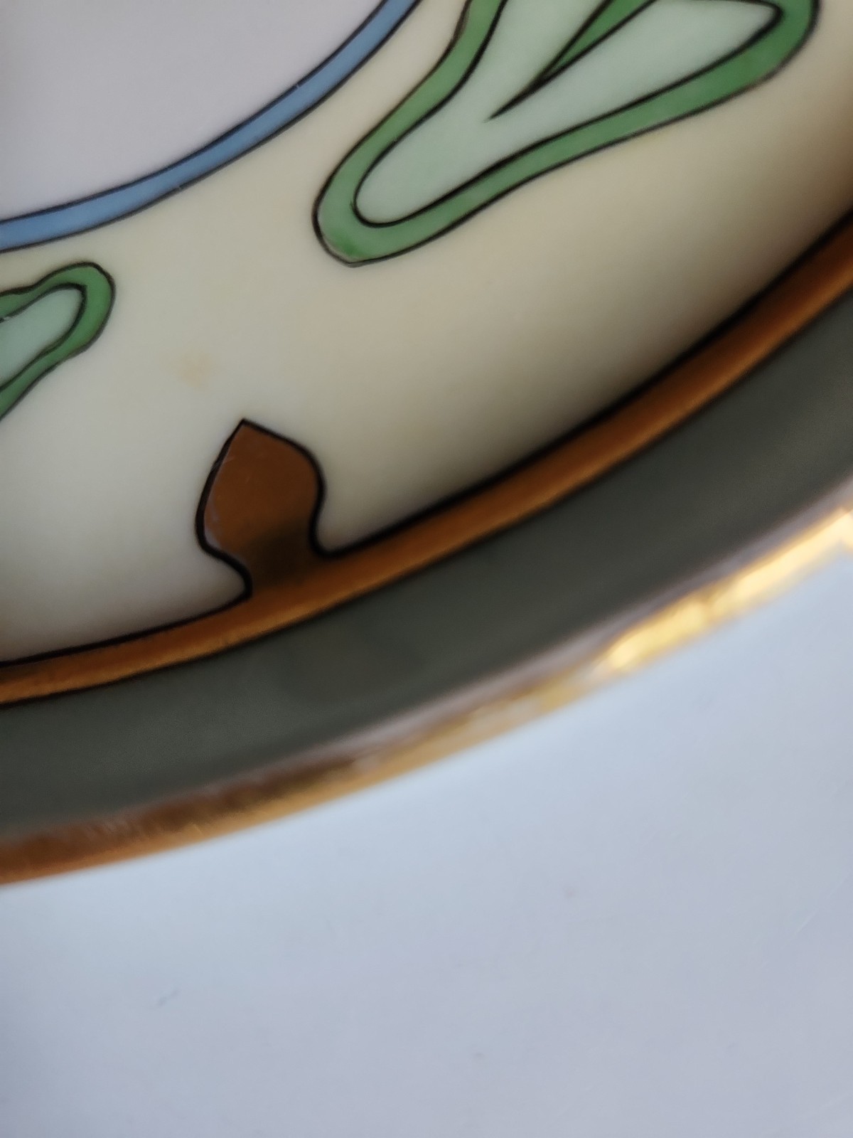 Art NOUVEAU 1930 Tressemanes & Vogt Limoges France H.P. Platter SIGNED L. LANCE