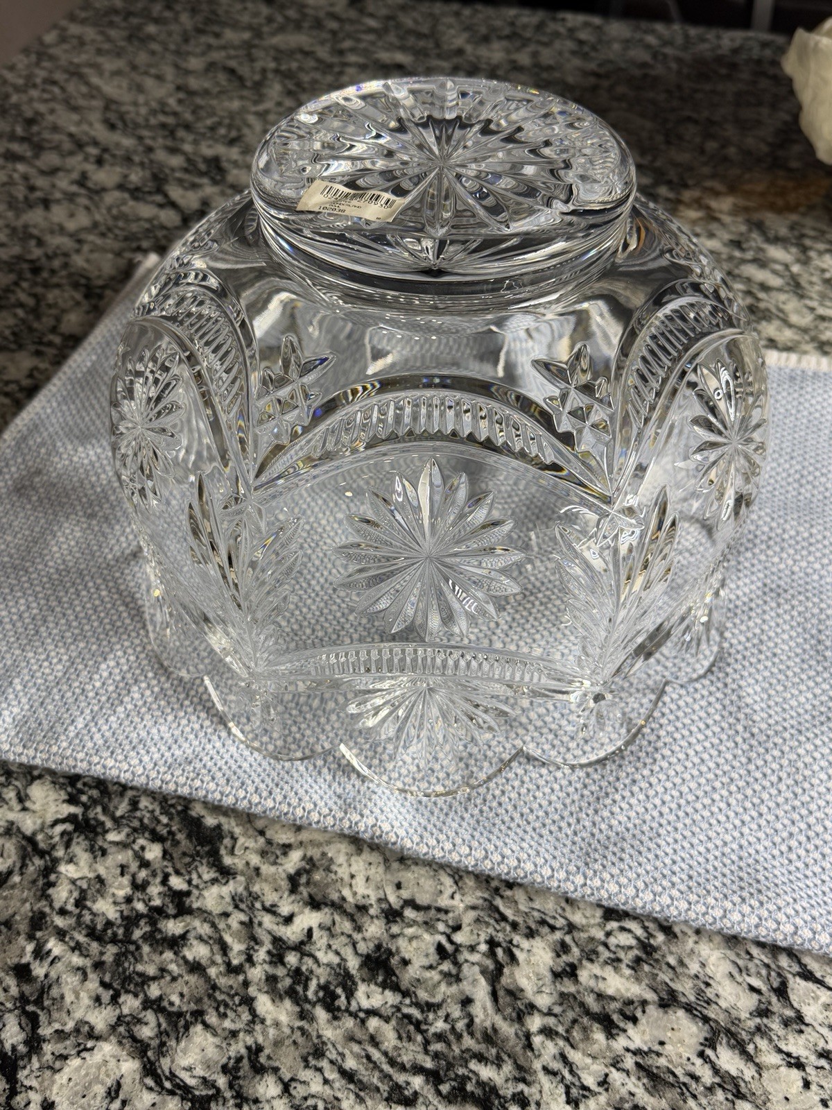 Auth Waterford Crystal Winter Wonderland Bowl — Designers Gallery LE 45/2500