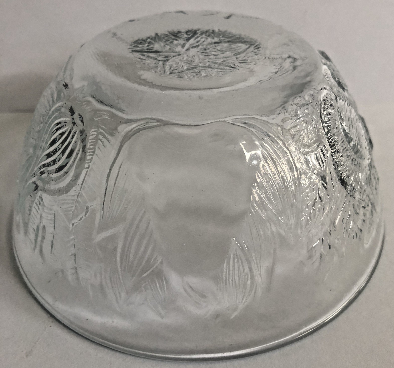 Vtg KIG Indonesia Fruit Garden Bowl 5″ Clear Glass 12 Available Sold Separately