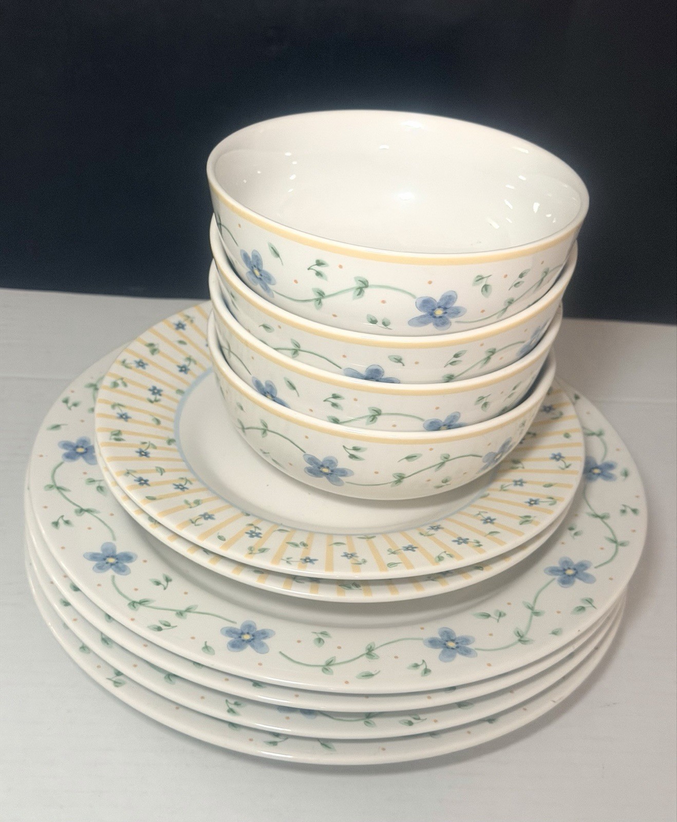 Pfaltzgraff Melissa Pattern Cereal Bowl , dinner & salad plates
