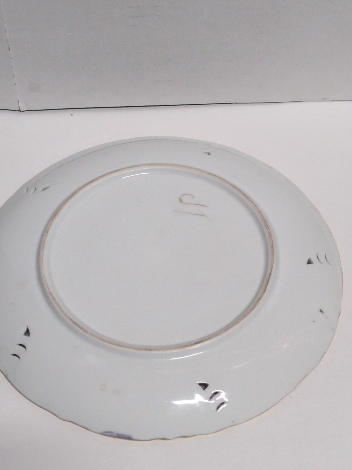 Vintage Hand Painted Plate Yellow Roses Gold Trim Pierced Rim Signed J Taylor 9”