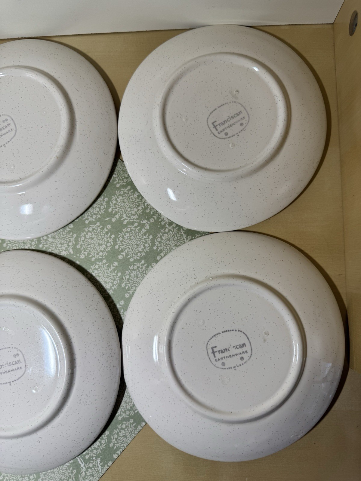 6 Franciscan Duet Rose Bread & Butter Plates USA c.1956-1967 FAST SHIPPING