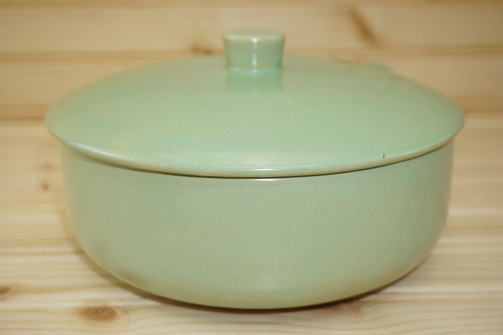 La Solana Green Handled Covered Casserole, 7 1/2″ Box #3 (B20)