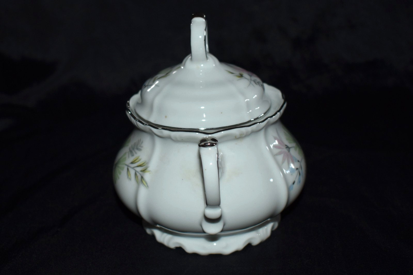 Vintage EDELSTEIN Maria Theresa Bavaria Germany Sugar Bowl