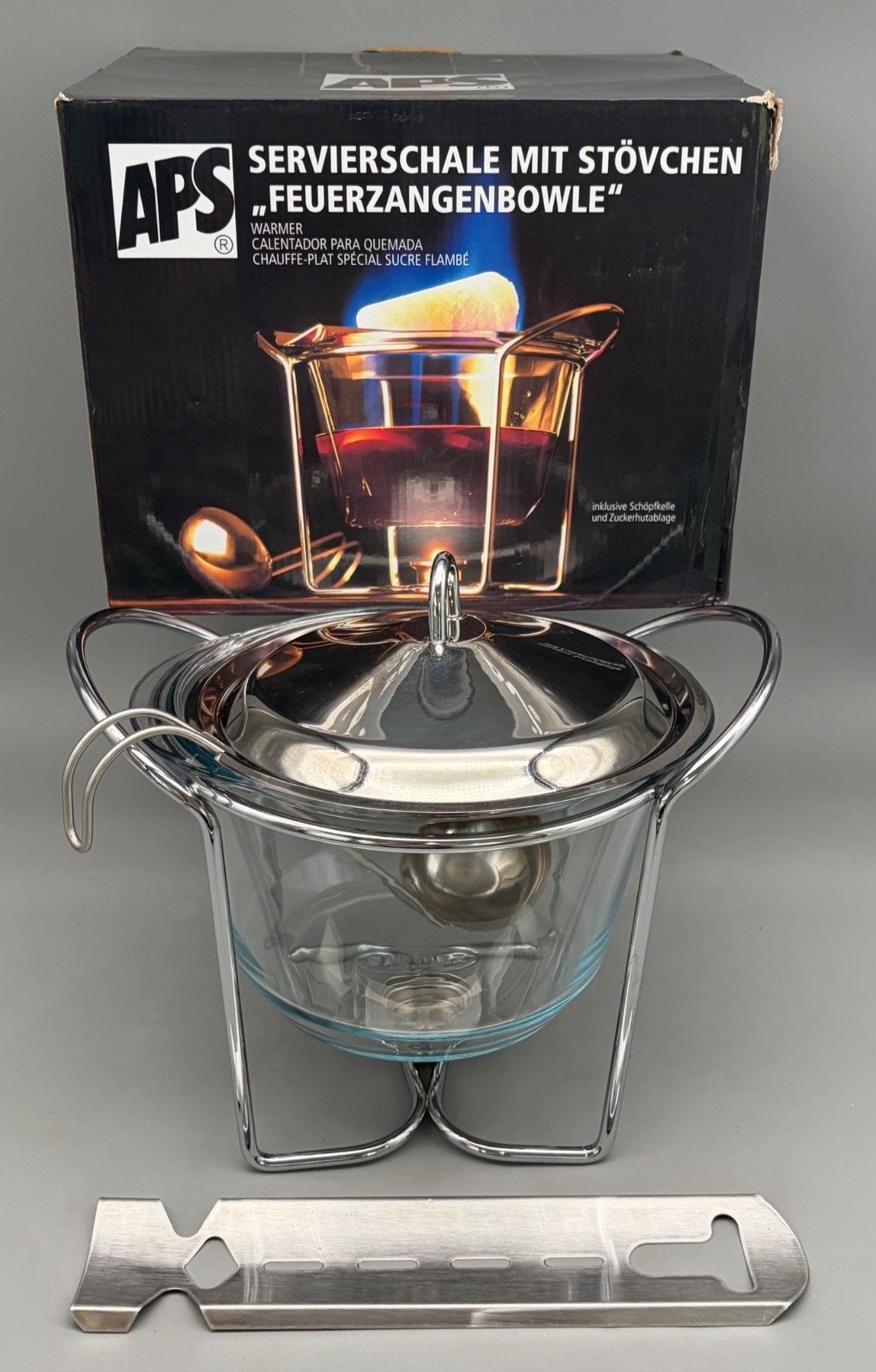 APS Hot Pot Feuerzangenbowle Punch Bowl Set in Box