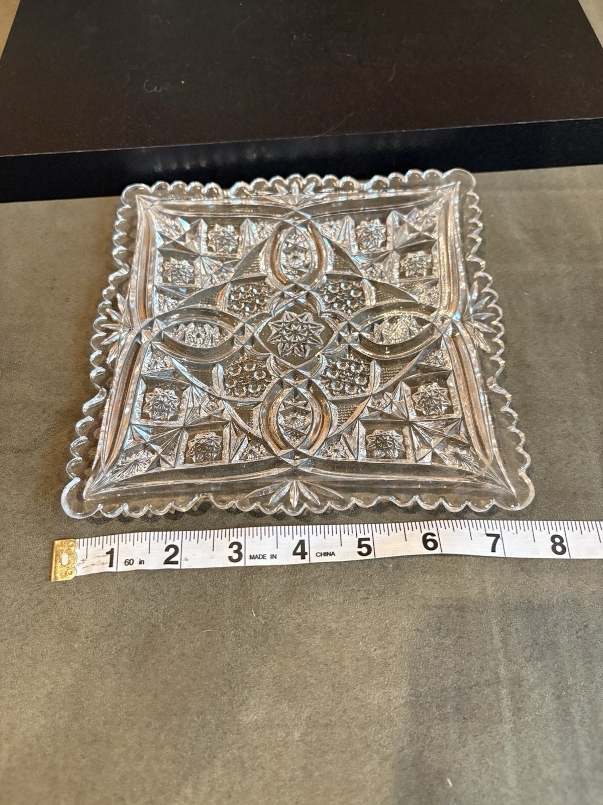 Antique Bryce Higbee Banquet~ Medallion Rexford Euclid Alpha Pattern Plate