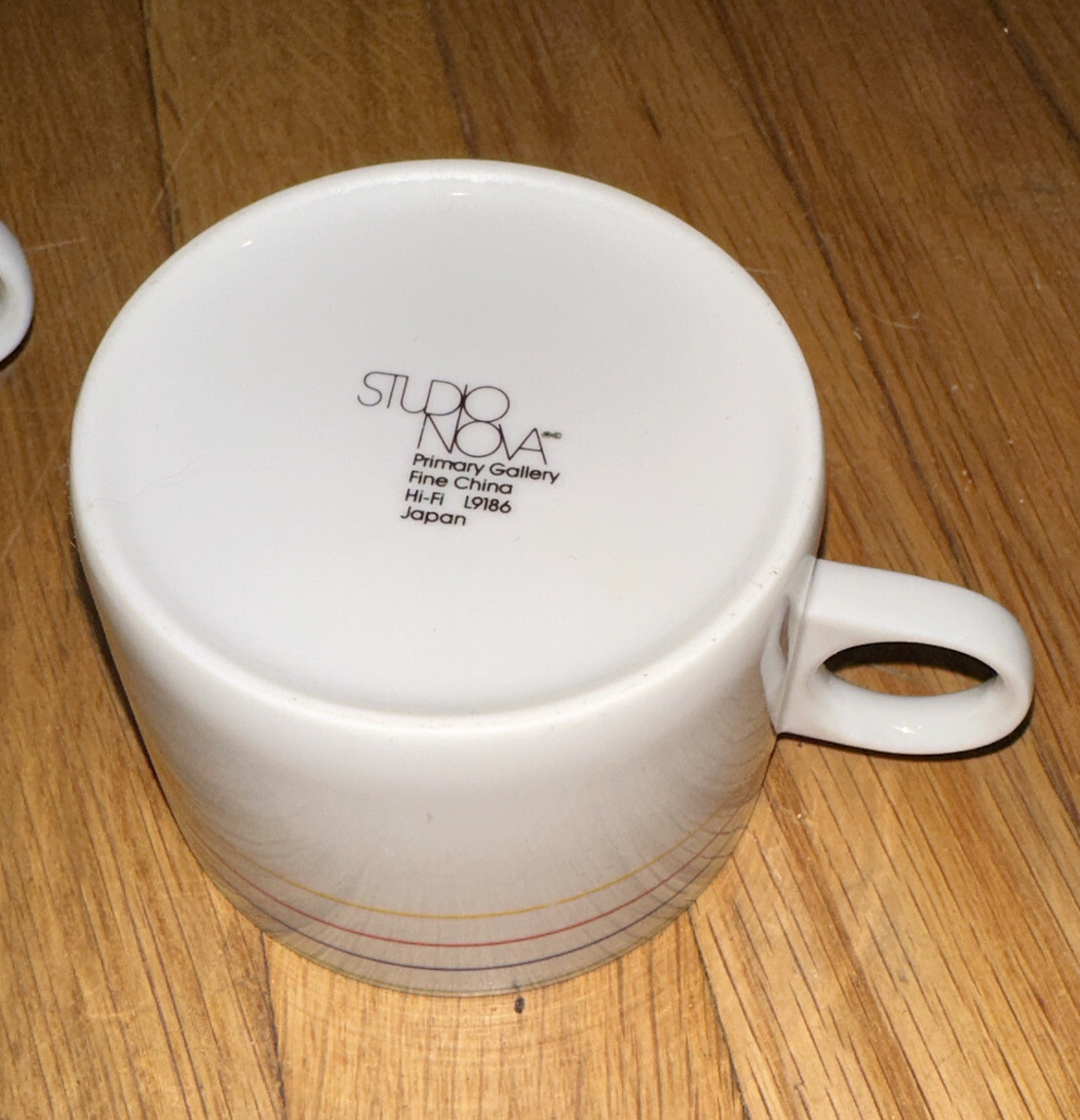 STUDIO NOVA Hi-Fi # L9186 CoffeeCups *Porcelain * MINT Condition * 2-pcs
