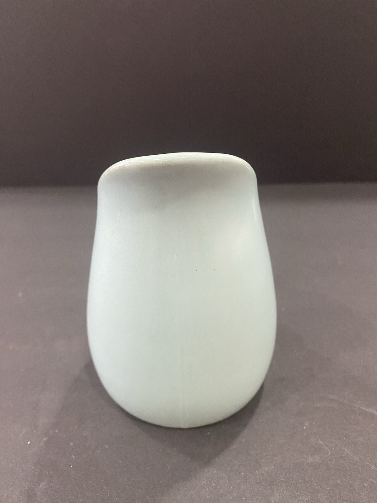 Vintage MCM La Solana Light Baby Blue Ceramic Creamer Pitcher 4.75” T – 10oz USA