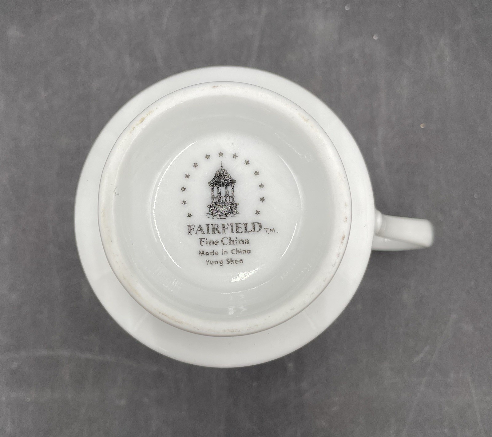 Fairfield Fine China Floral Mist Teacups With Gold Trim – Set Of 6 !!!