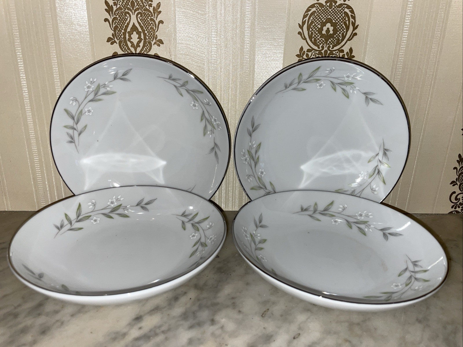 Discontinued 101 Pattern St Regis Fine China Japan Set Of Four 5.5″ Berry Bowls