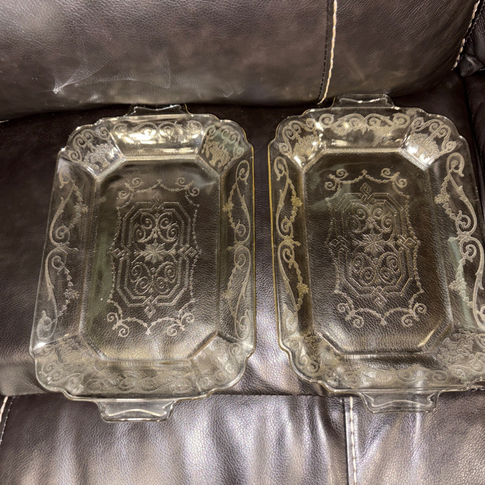 VtgPlatter Yellow Lorain Basket Indiana Glass 1929-32 Depression Glass 11.5×7.25