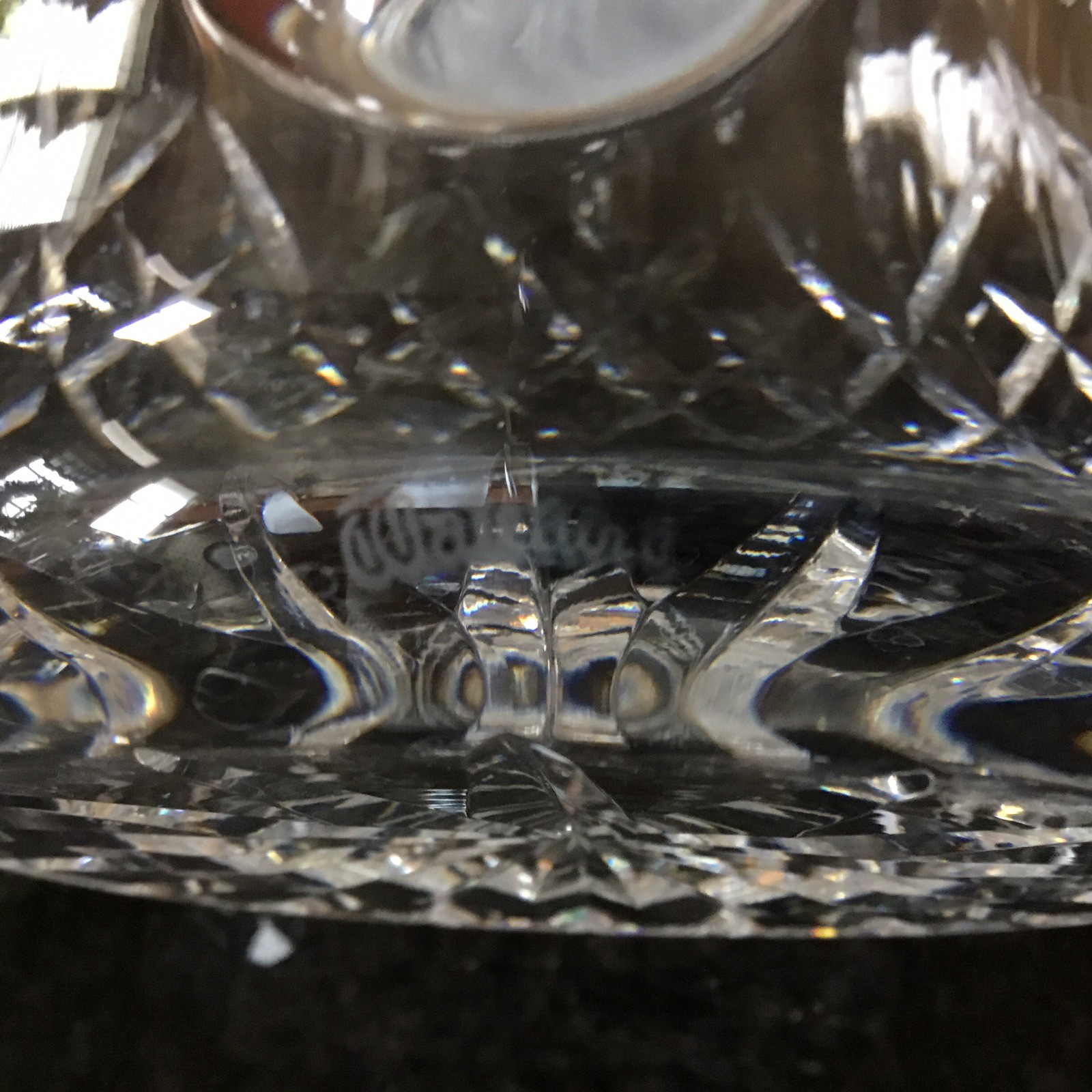 SIGNED Waterford Crystal LISMORE Pitcher Iconic Diamond Cut, Ireland 32oz