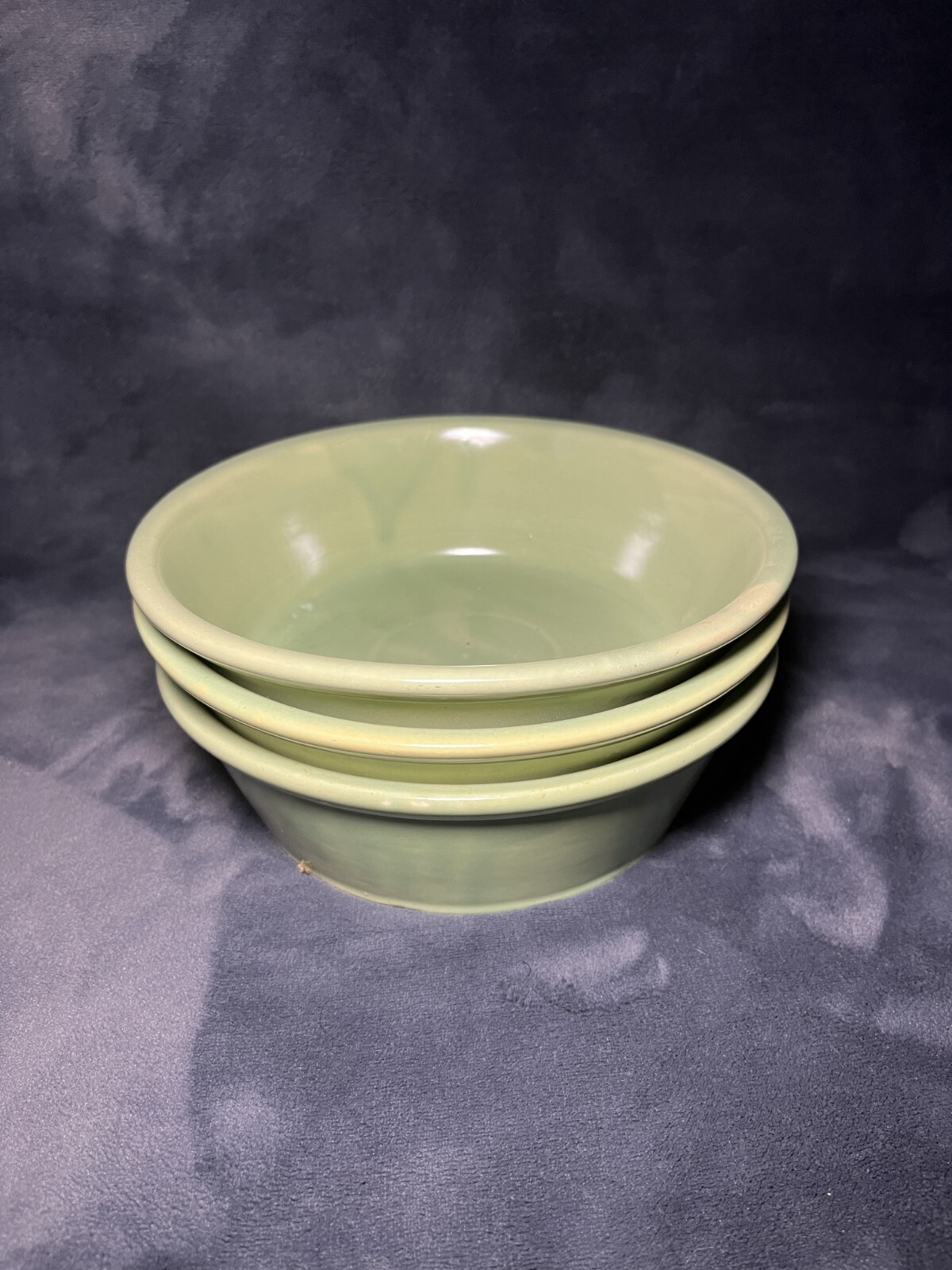 Green La Solana Pottery Set (Cups, Plates, Bowls, Baking Dishes) Good Condition