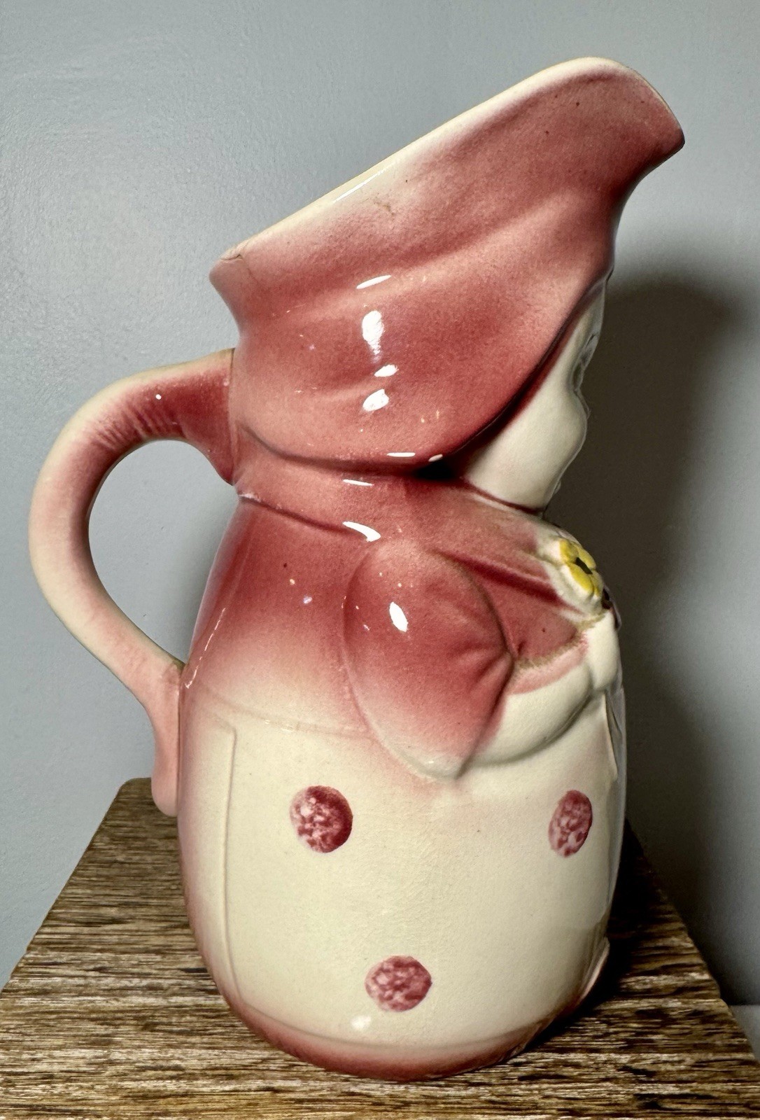 Lot of 3 Vintage Blue Ridge Southern Pottery “Betsy” Jugs Pitchers RARE!!!
