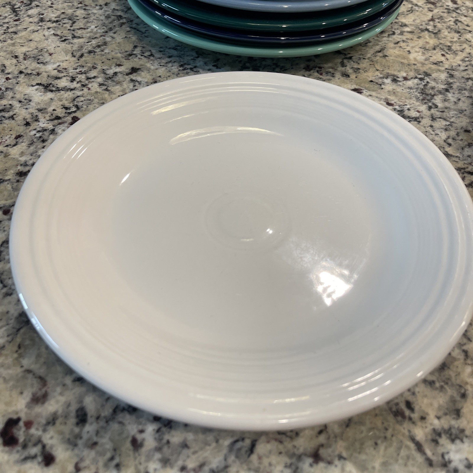 (8) Classic Fiesta Ware 10.5″ Mixed Colors Dinner Plates USA