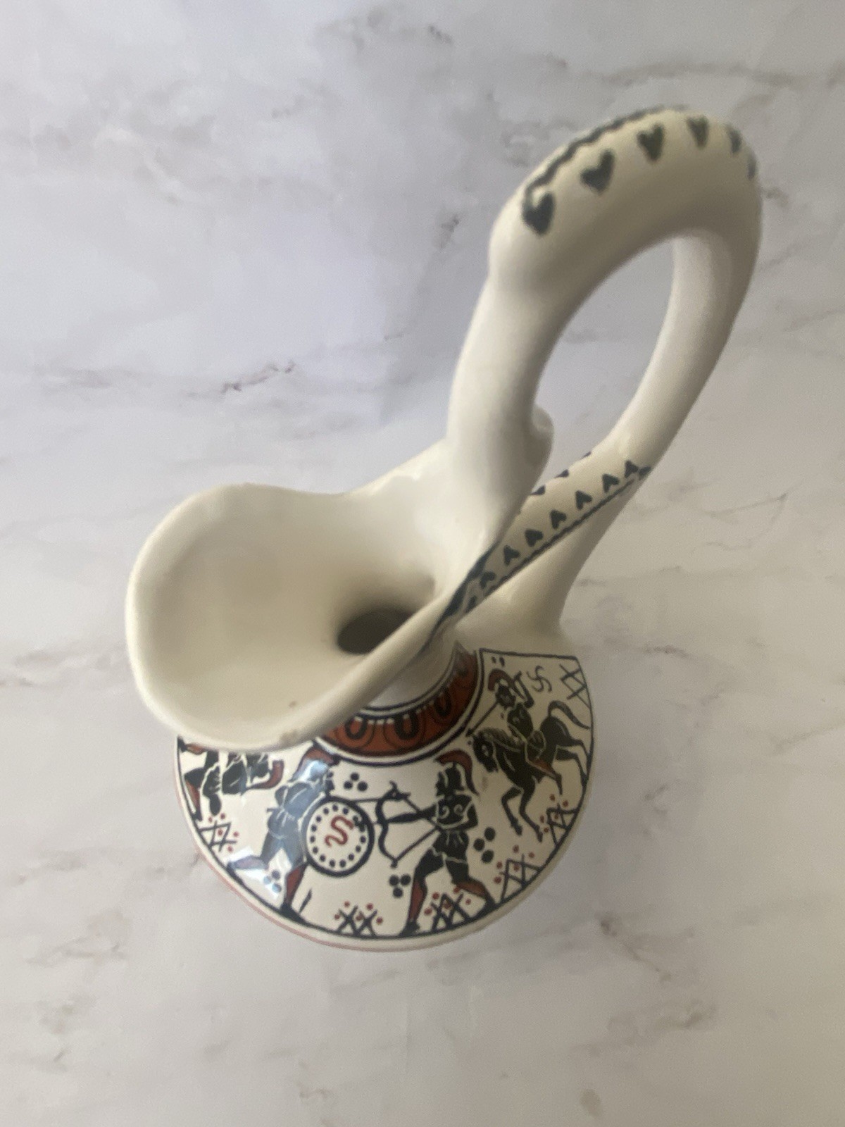 D. Vassilopoulos Greek Warriors Ceramic Urn Licensed Reproduction Greece