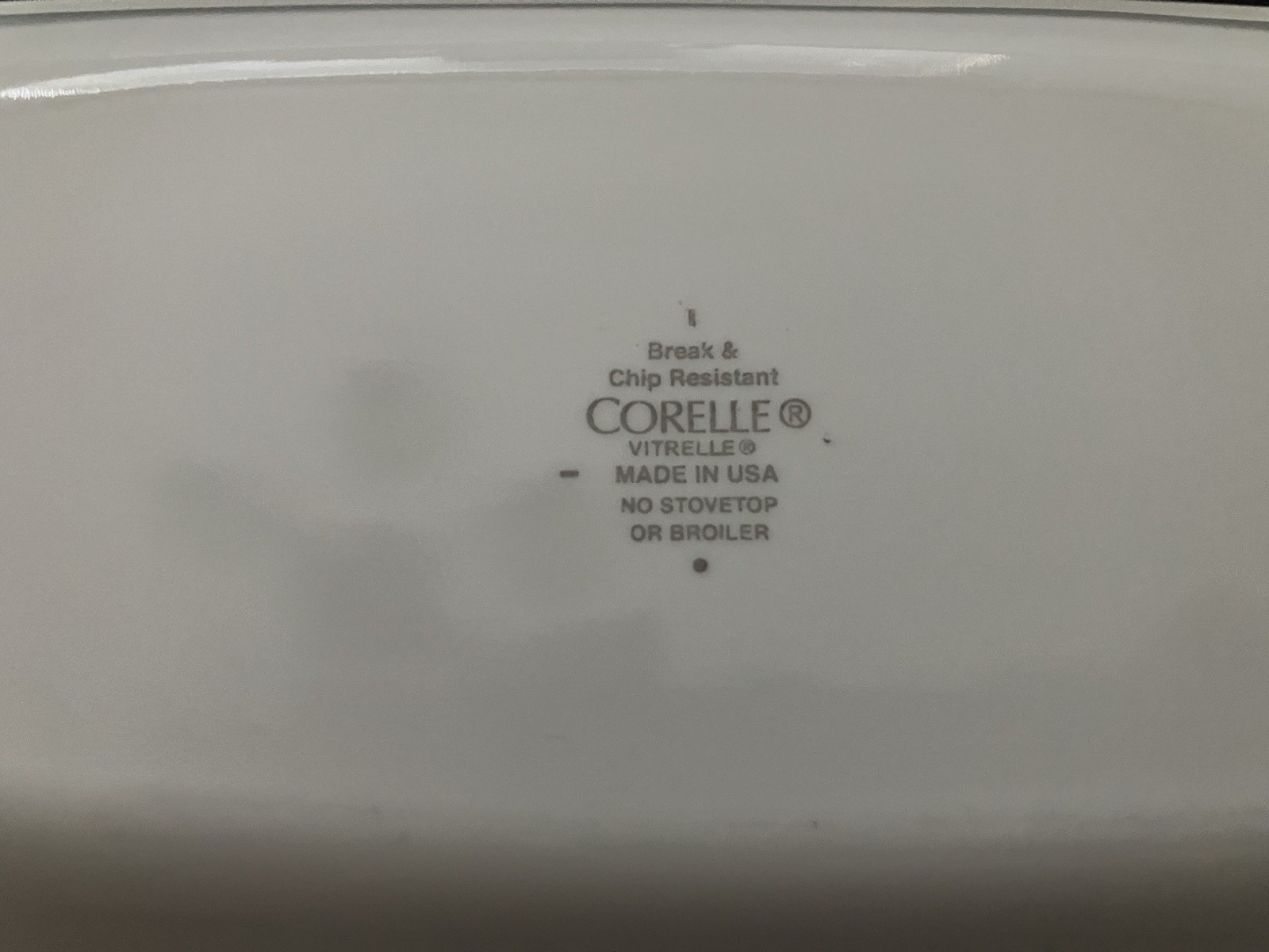 2 Corelle Frost White Appetizer Tray Rectangular 10 1/2″ x 4 3/4″ Discontinued