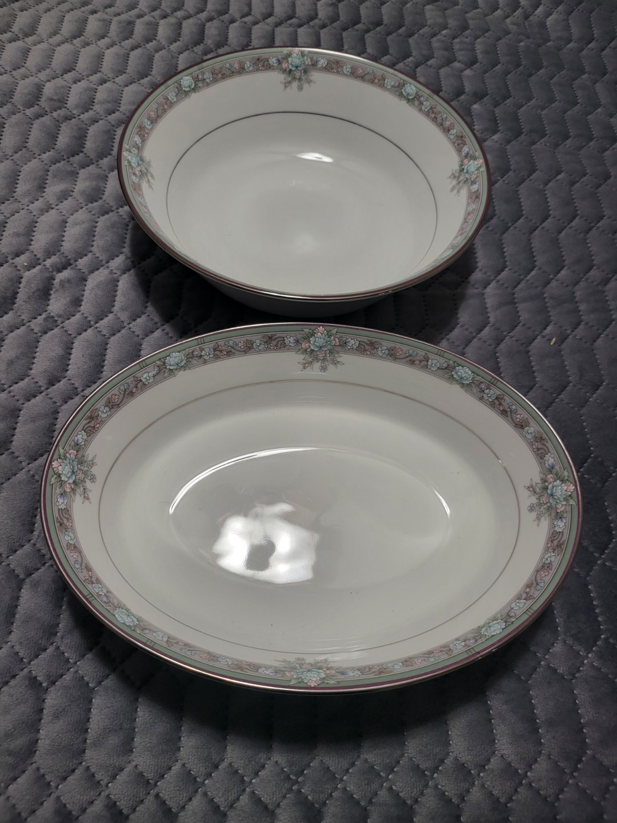 VINTAGE Noritake Japan , China, Oval/round Serving Bowls, Rare, Matching, New!