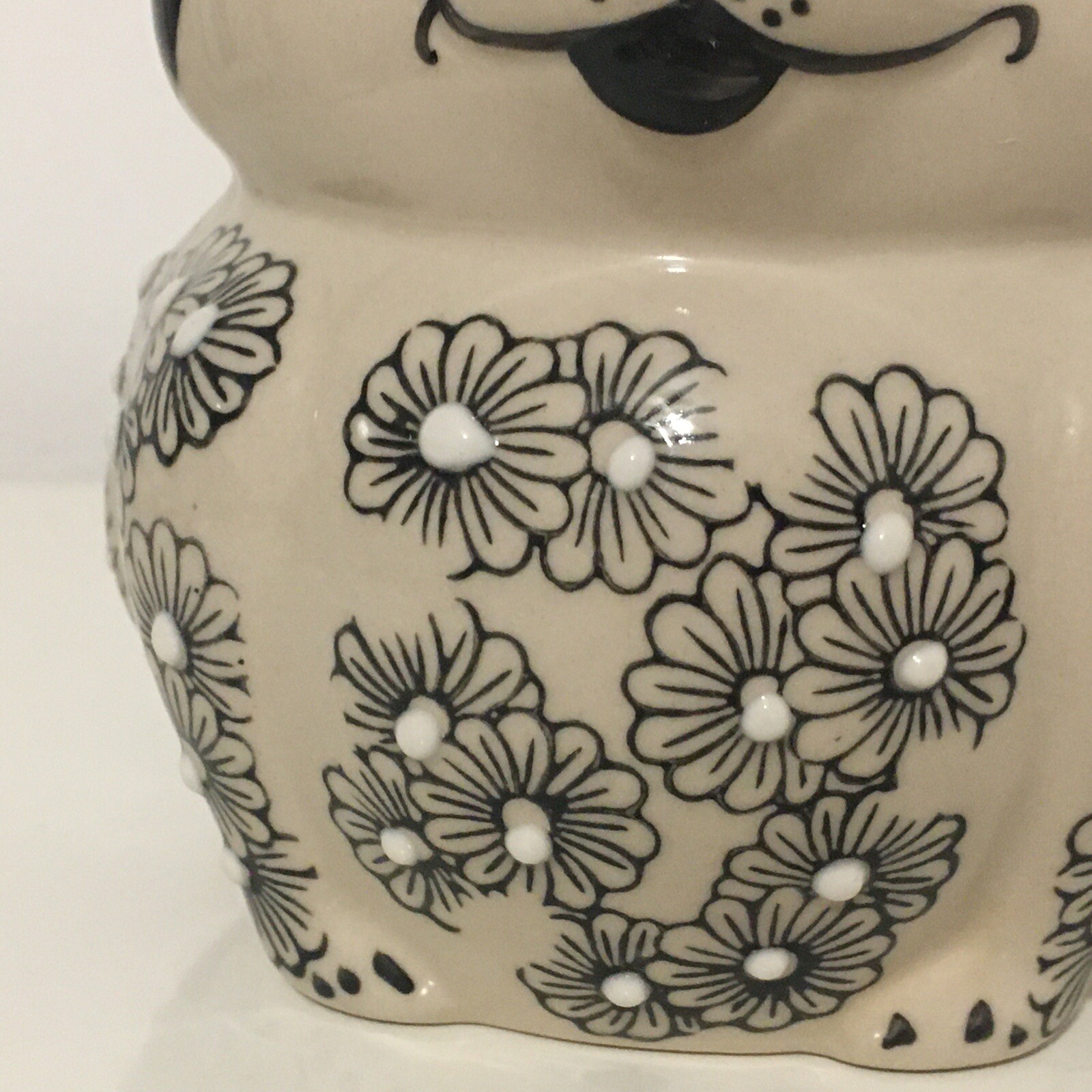 Yokohama Studio Anthropologie mug hand painted ceramic floral original