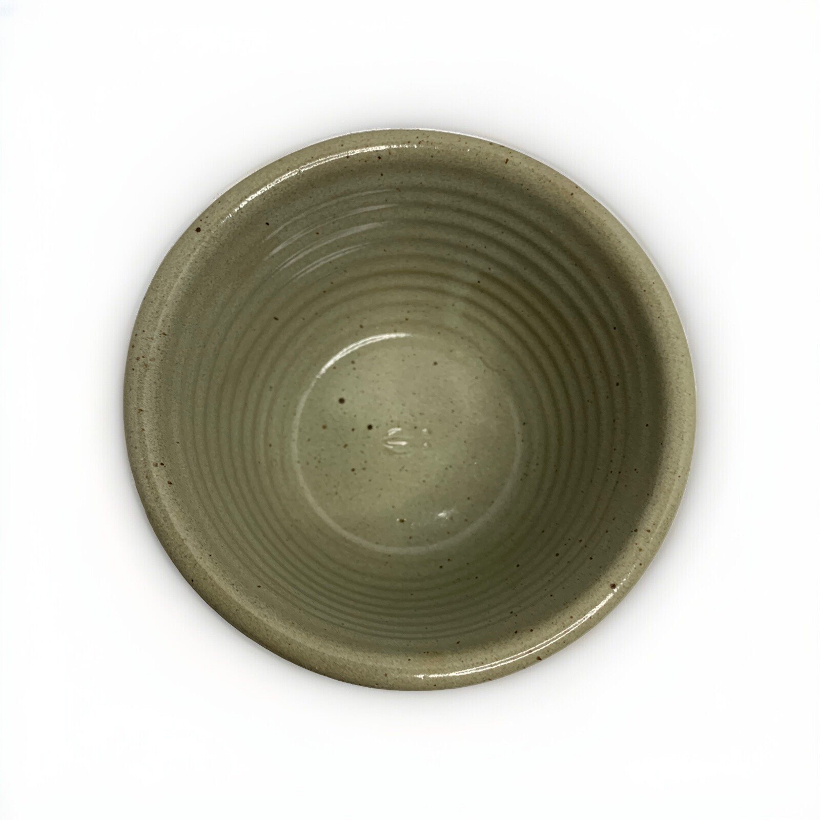 Collection Circle Pottery Moose Print Beige Candy Dish/Bowl Signed. Really Cute!