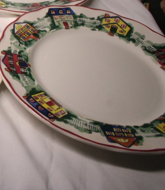 1 Plate IVY HILL “Welcome Home” PLATTERS English Earthenware Plates 1995